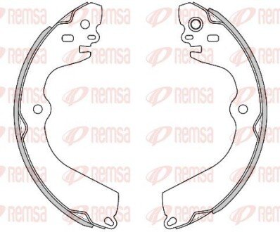 Колодки ручного (стоячого) гальма remsa 4470.00