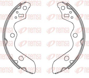 Колодки ручного (стоячого) гальма remsa 452600 на Сузуки Свифт