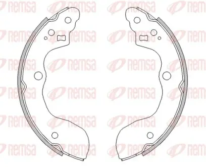 Колодки ручного (стоячого) гальма Remsa 453100