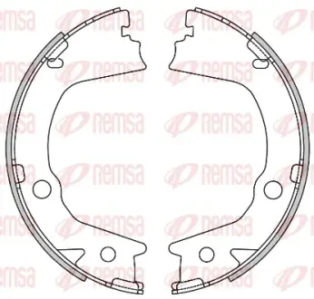 Колодки ручного (стоячого) гальма Remsa 460200