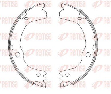 Колодки ручного (стоячого) тормоза remsa 4616.00 на Киа Соренто 2013