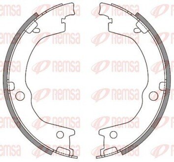 Колодки ручного (стоячого) тормоза remsa 4644.00