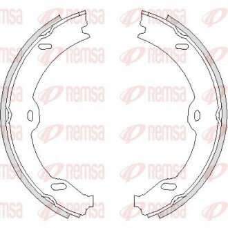 Колодки ручного (стоячого) гальма remsa 470800