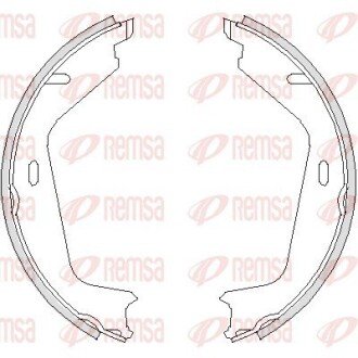 Колодки ручного (стоячого) тормоза remsa 4726.00 на Вольво Xc90