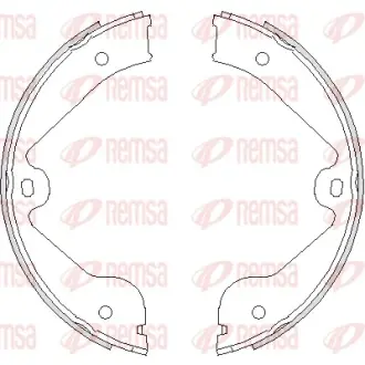 Колодки ручного (стоячого) гальма Remsa 4735.00