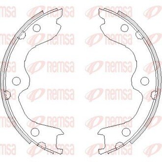 Колодки ручного (стоячого) тормоза remsa 473800 на Infiniti G25