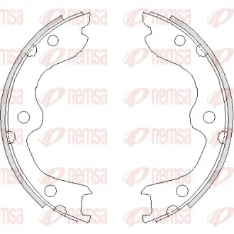 Колодки ручного (стоячого) гальма Remsa 473800