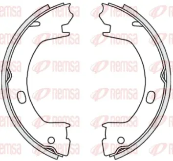 Колодки ручного (стоячого) гальма Remsa 473900