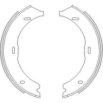 Колодки ручного (стоячого) гальма remsa 4745.00 на Мерседес Viano w639