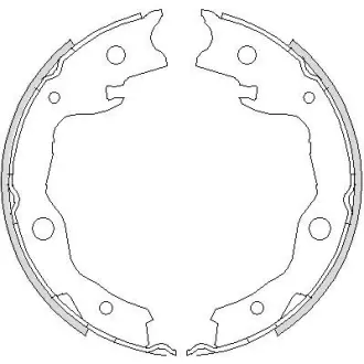 Колодки ручного (стоячого) гальма Remsa 475200