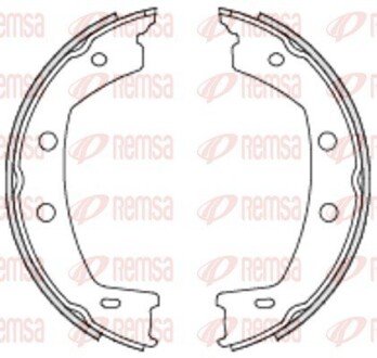 Колодки ручного (стоячого) гальма remsa 4755.00