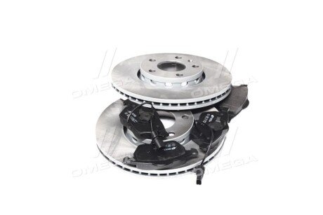 Комплект: 2 диска+ 4 колодки гальмівних remsa 839000