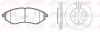 Комплект тормозной передн. CHEVROLET AVEO 05-, DAEWOO KALOS 03- (пр-во REMSA) remsa 898600
