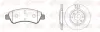 Комплект тормозной передн. CITROEN BERLINGO 01-;PEUGEOT PARTNER 02-,307 00- (пр-во REMSA) Remsa 8840.00
