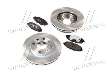 Комплект тормозной передн. DAEWOO LANOS R13 remsa 869601