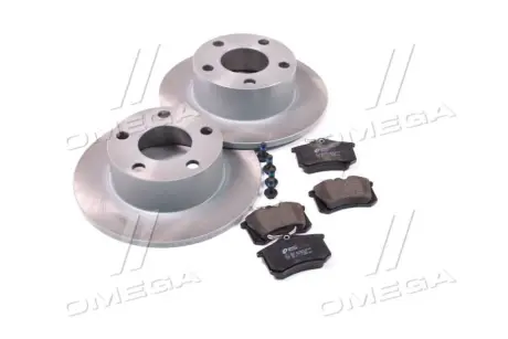 Комплект тормозной задн. AUDI 100, AUDI A6 95-, SKODA SUPERB 02-,VW PASSAT 96- (пр-во REMSA) Remsa 826300