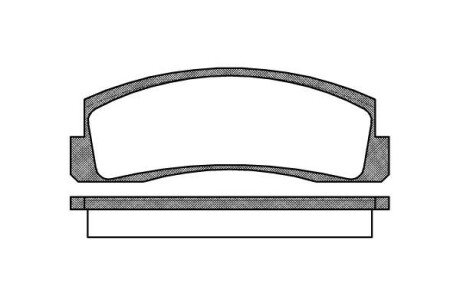 Передні тормозні (гальмівні) колодки remsa 0103.00