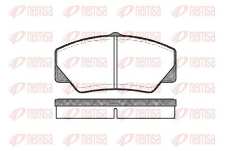 Передние тормозные колодки remsa 0206.00