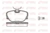 Передние тормозные колодки remsa 0296.00