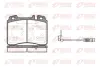 Передние тормозные колодки remsa 037912