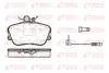 Передние тормозные колодки remsa 0445.02