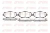 Передние тормозные колодки remsa 0456.02