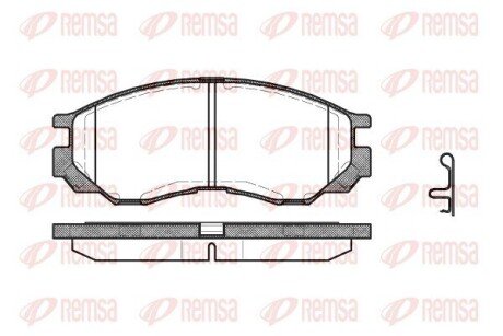 Передние тормозные колодки remsa 0583.00