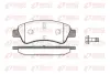 Передние тормозные колодки remsa 0840.10