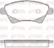 Передние тормозные колодки remsa 0976.20