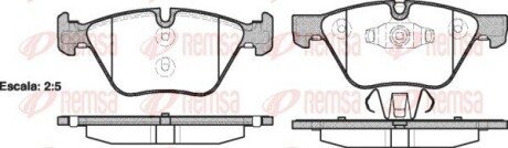 Передние тормозные колодки remsa 1052.10 на Бмв 3 Series