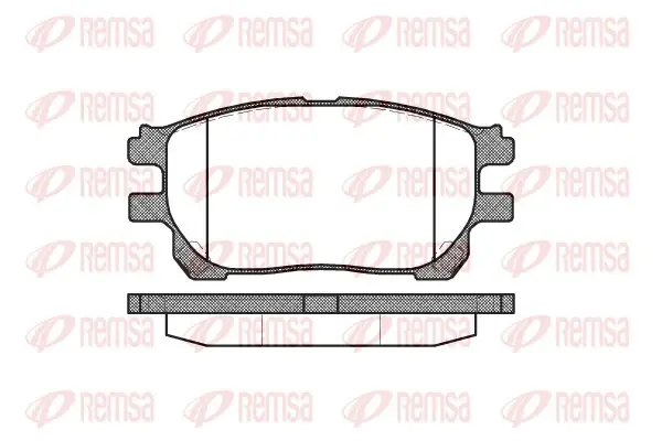 Передні тормозні (гальмівні) колодки Remsa 1143.00 (фото 1)