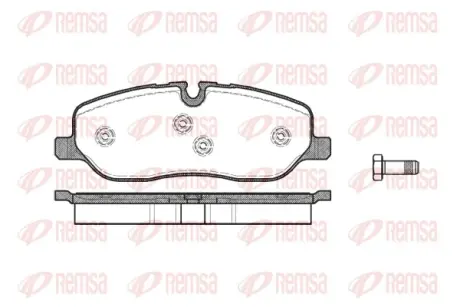 Передние тормозные колодки remsa 1158.00