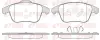 Передние тормозные колодки remsa 1249.30