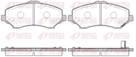 Передние тормозные колодки remsa 1259.02