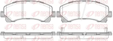 Передние тормозные колодки remsa 1407.00