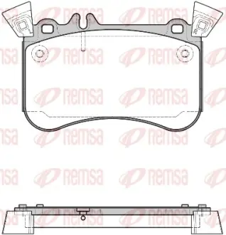 Передние тормозные колодки remsa 146510 Мерседес W176
