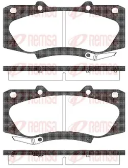 Передние тормозные колодки remsa 1468.04