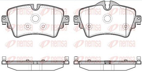 Передние тормозные колодки remsa 1599.08 на MINI MINI