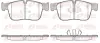 Передние тормозные колодки remsa 1683.00