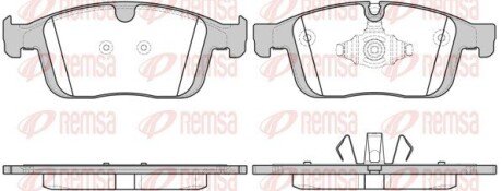 Передние тормозные колодки remsa 1689.00 на Вольво Xc60