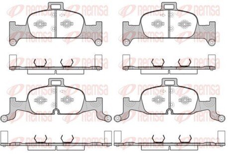 Передние тормозные колодки remsa 1691.00 на Ауди A5 F5
