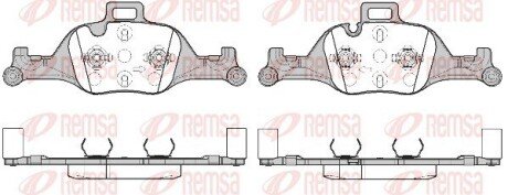 Передні тормозні (гальмівні) колодки remsa 1740.00