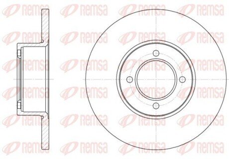 Передний тормозной диск remsa 6127.00