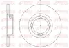 Передний тормозной диск remsa 6606.00