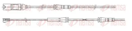 REMSA датчик гальм. колод. BMW 3 20- remsa 001203