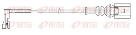 Шланг тормозной задний remsa 001205 Фольксваген Крафтер