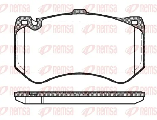 REMSA DB Гальм колодки передн. E-CLASS T-Model (S212) E 63 AMG (212.277) 09-11 remsa 1455.00