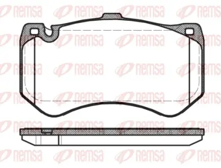 REMSA DB Гальм колодки передн. E-CLASS T-Model (S212) E 63 AMG (212.277) 09-11 remsa 1455.00 Мерседес W212