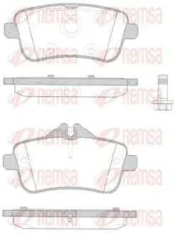 REMSA DB гальмівні колодки передн. W166 M/GL-Class remsa 1503.10