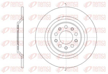 Диск гальм. задн. Jeep Cherokee -18 remsa 6178300